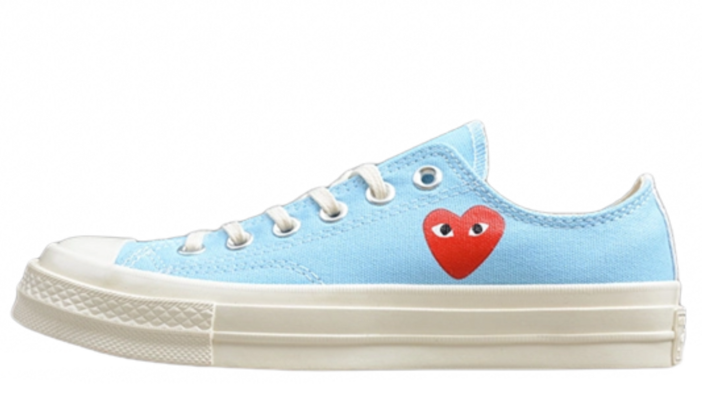 PLAY CDG X CHUCK TAYLOR 70S LOW TOP BALTIC SEA/EGRET