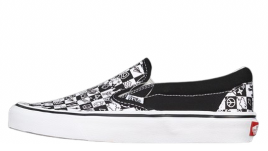 SLIP-ON CHECKERBOARD BLACK/OFF WHITE