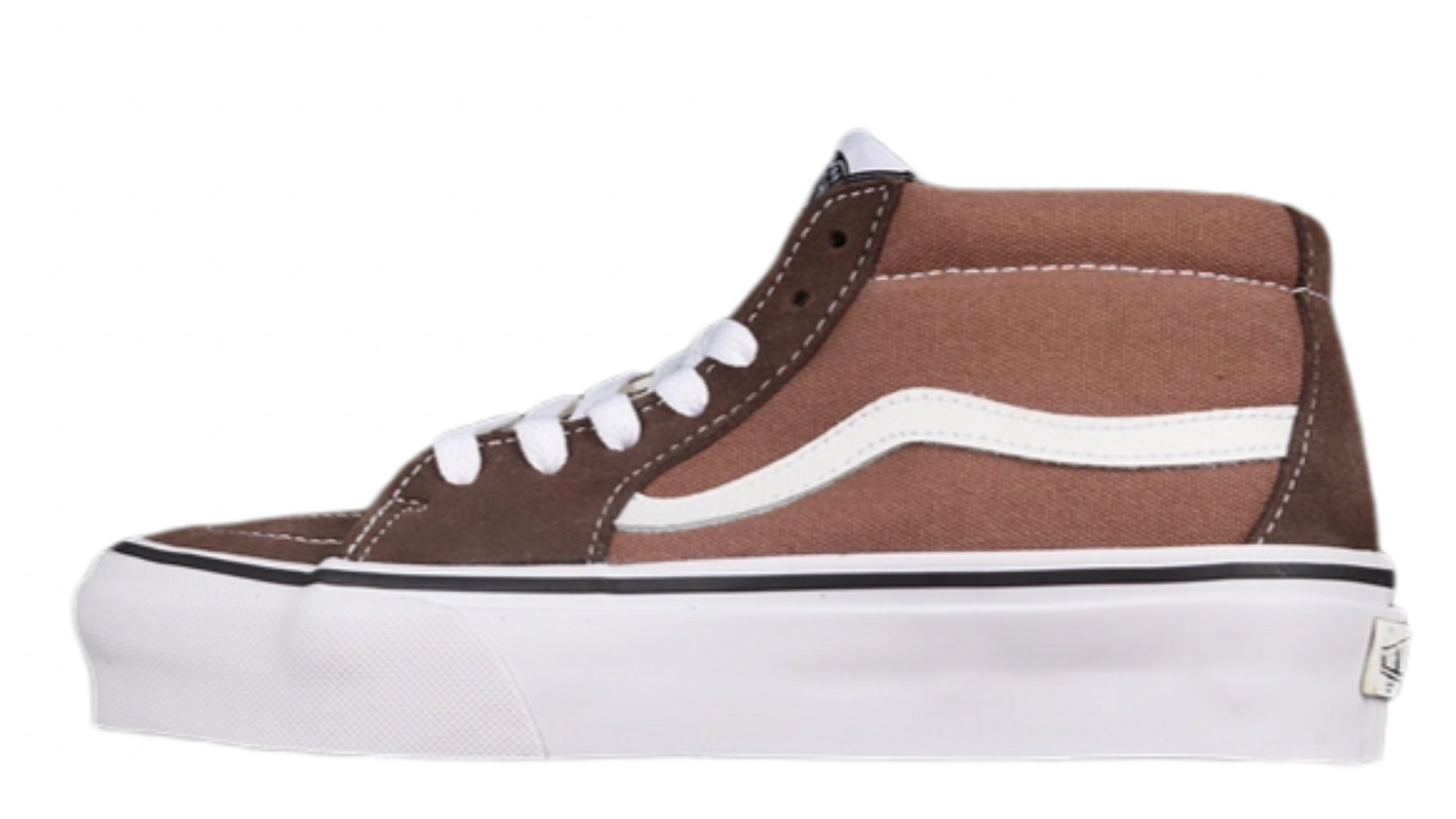 SK8-MID VAULT LX BROWN/WHITE