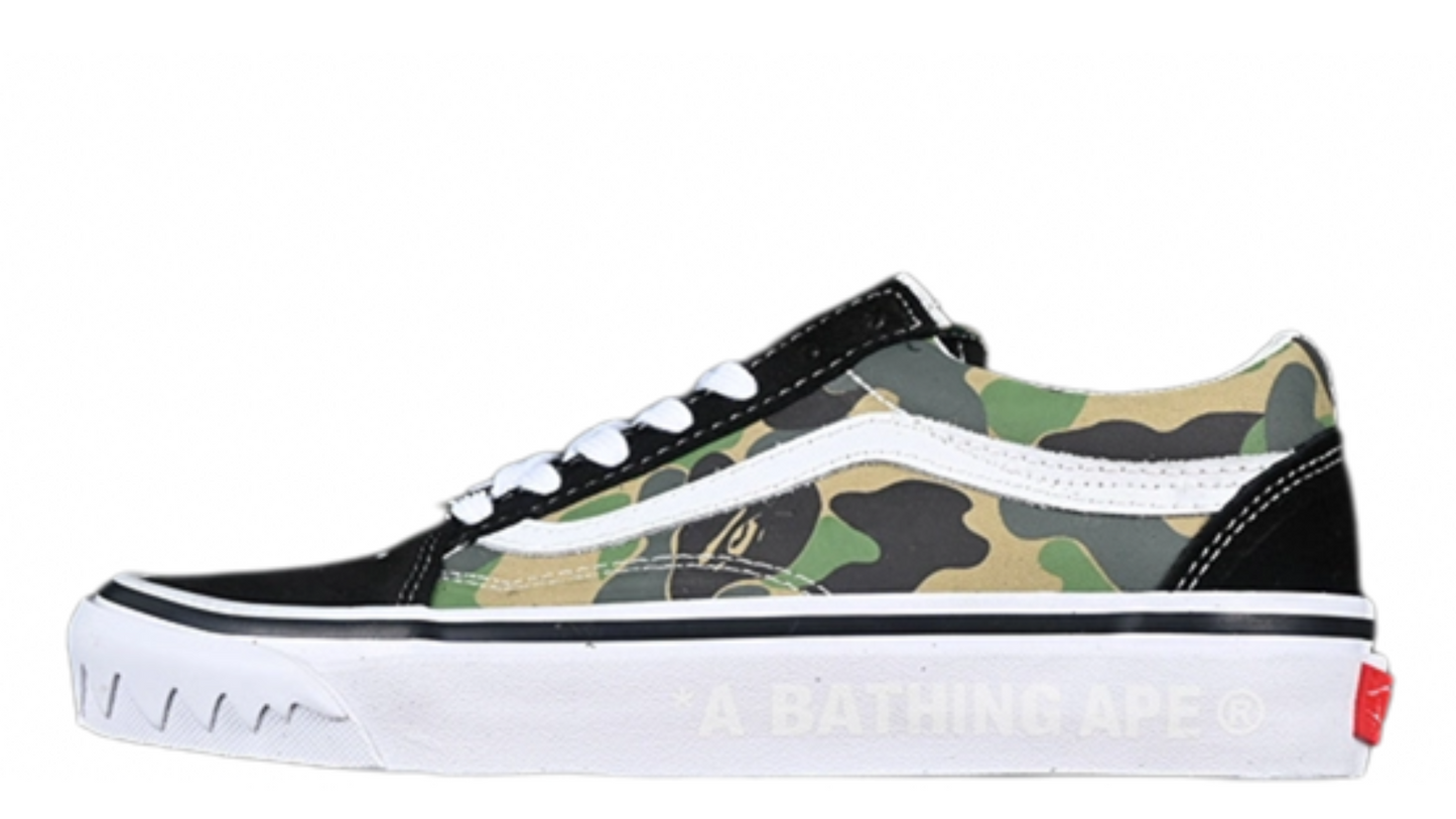 BAPE X VANS OLD SKOOL 36 ABC CAMO