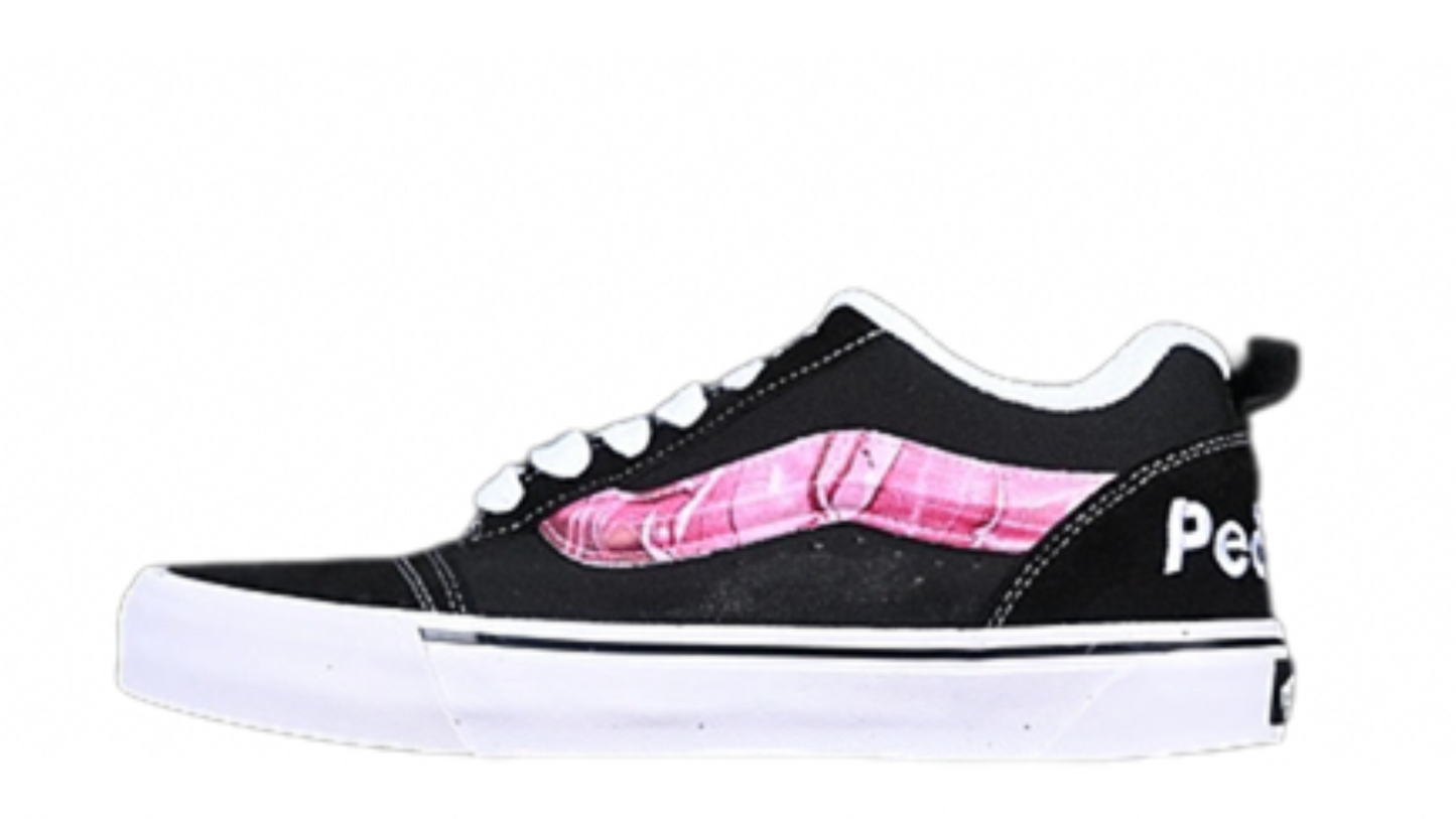 PEACHES X VANS KNU SKOOL BLACK/PINK/WHITE