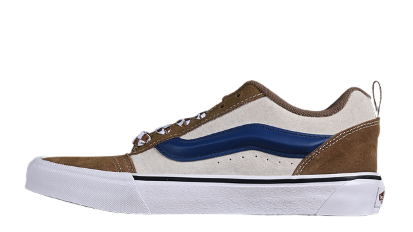 KNU SKOOL WHITE/BROWN/BLUE