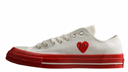 COMME DES GARÇONS PLAY X CHUCK 70 LOW RED/EGRET