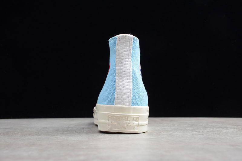 PLAY CDG X CHUCK TAYLOR 70 HIGH TOP BALTIC SEA/EGRET