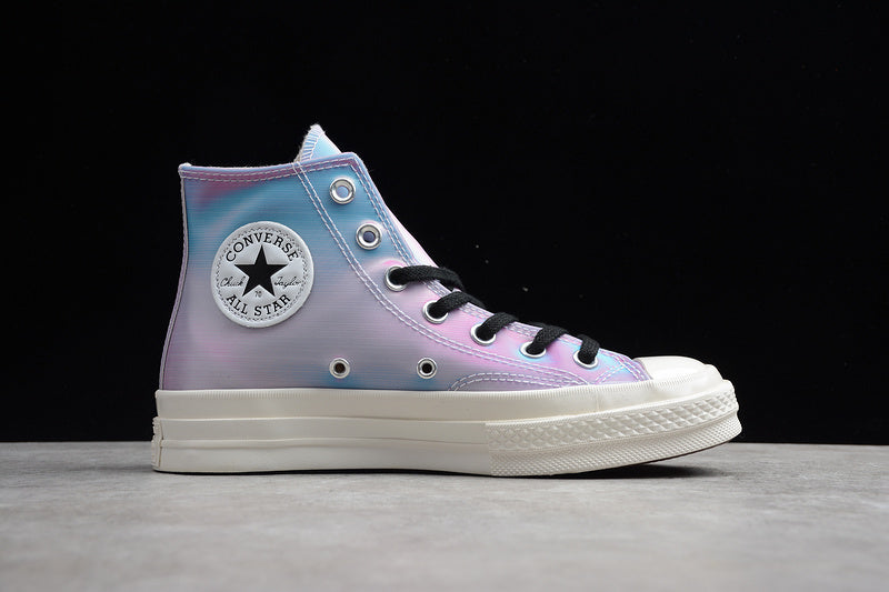 CHUCK TAYLOR ALL-STAR 70S HIGH PLAY CDG LIGHT BLUE/HIGH RISK RED