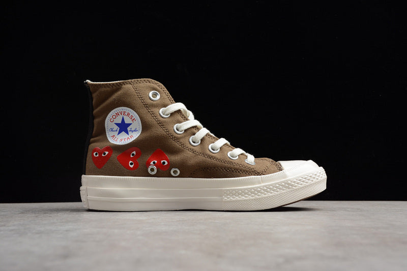 CONVERSE CDG X CONVERSE CHUCK TAYLOR 70S HI/OX 18SS BROWN