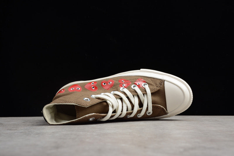 CONVERSE CDG X CONVERSE CHUCK TAYLOR 70S HI/OX 18SS BROWN