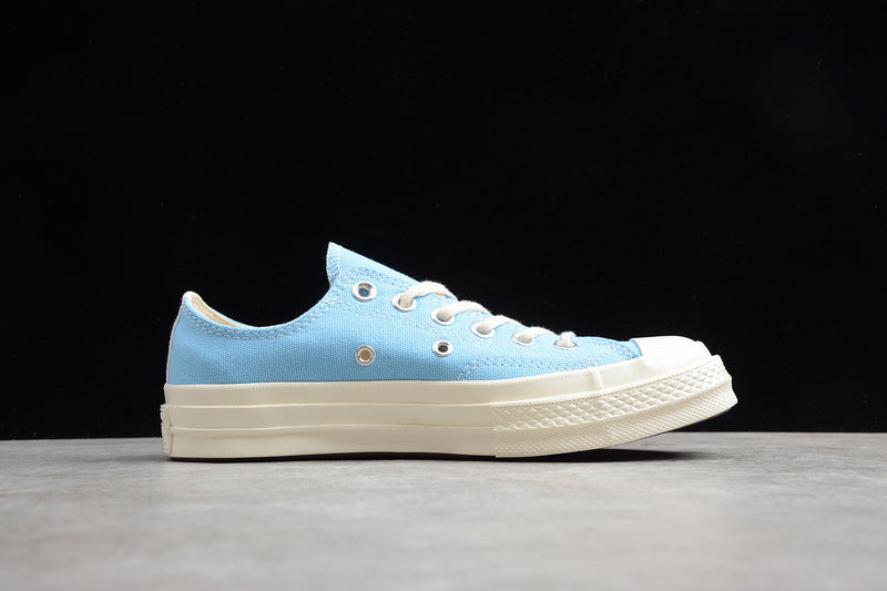 PLAY CDG X CHUCK TAYLOR 70S LOW TOP BALTIC SEA/EGRET