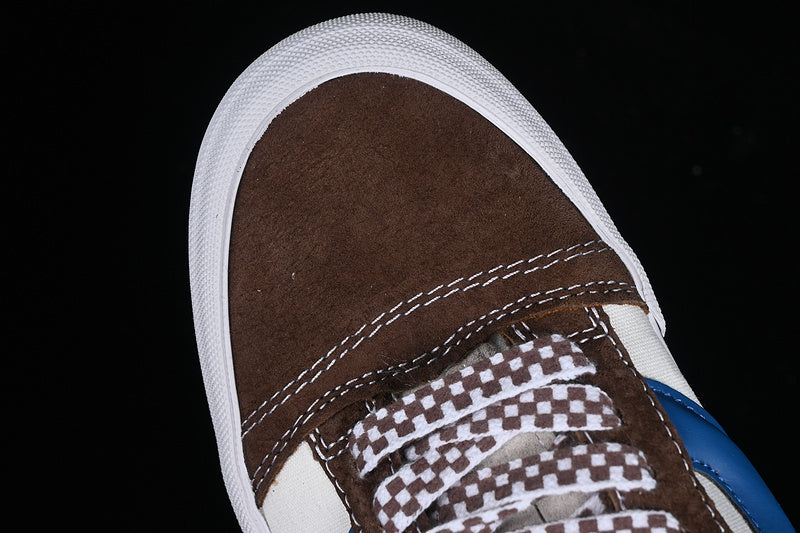 KNU SKOOL WHITE/BLUE/BROWN