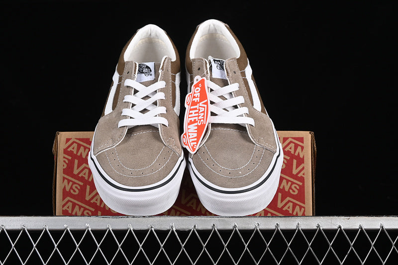 SK8-LOW WHITE/BROWN