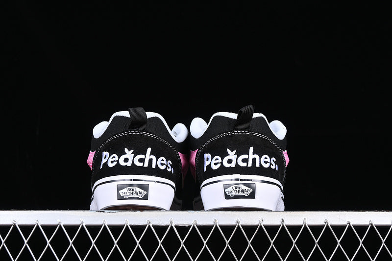 PEACHES X VANS KNU SKOOL BLACK/PINK/WHITE