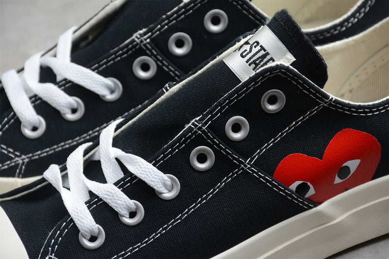 CHUCK TAYLOR ALL-STAR 70S LOW X PLAY COMME DES GARÇONS BLACK/WHITE/RED