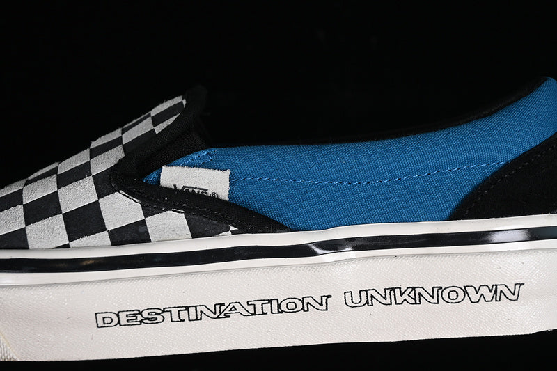 LIBERAIDERS X VANS SLIP-ON WHITE/BLACK/BLUE