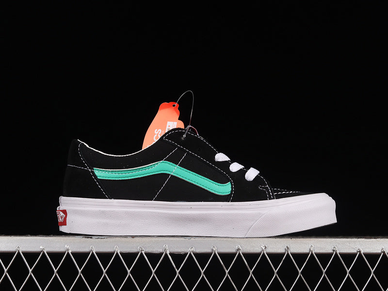 SK8-LOW BLACK/GREEN