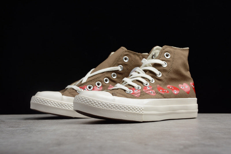 CONVERSE CDG X CONVERSE CHUCK TAYLOR 70S HI/OX 18SS BROWN