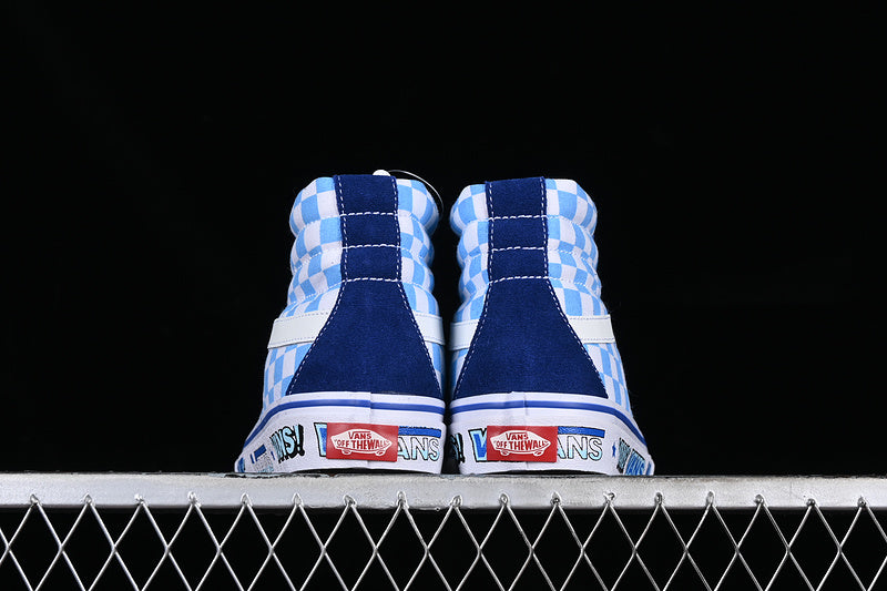 SK8-HI 38 DX WHITE/BLUE