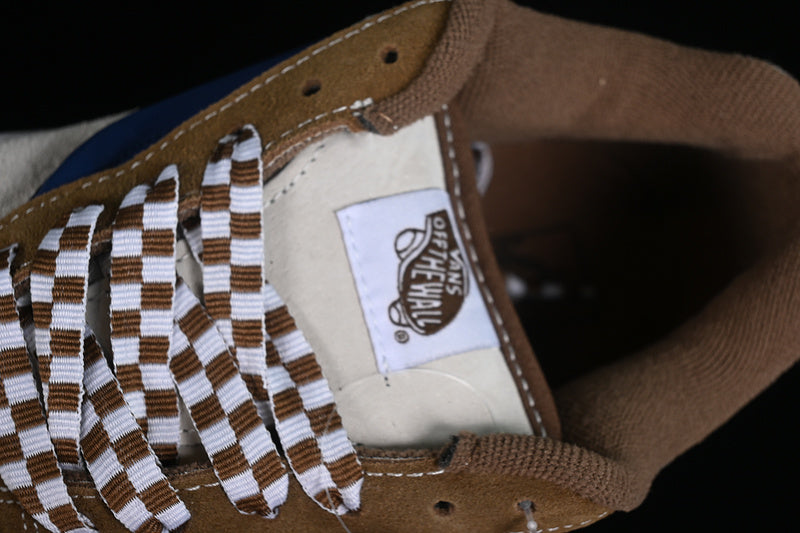 KNU SKOOL WHITE/BROWN/BLUE