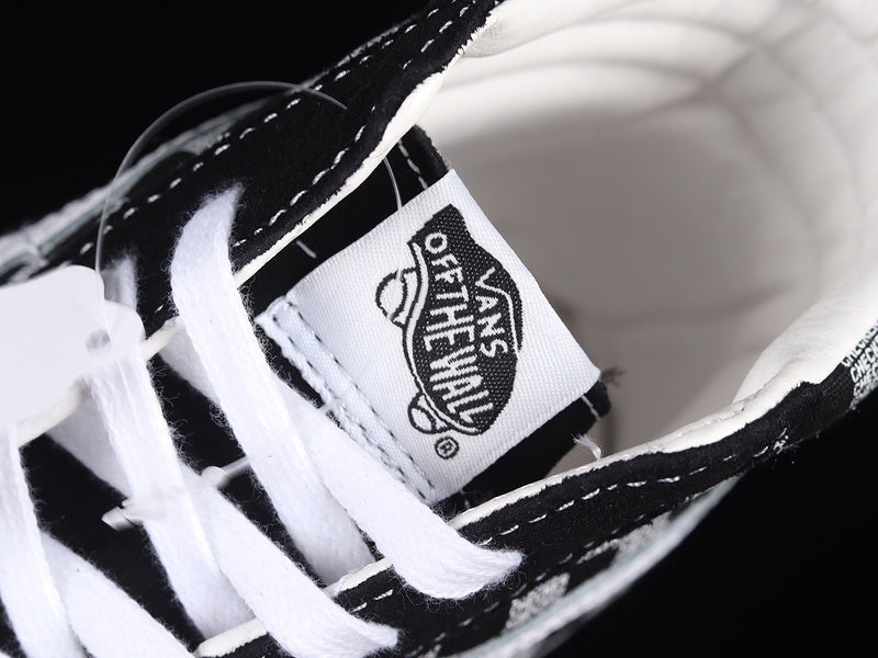 SK8-HIGH 38 DX CHECKERBOARD BLACK/WHITE/GREY