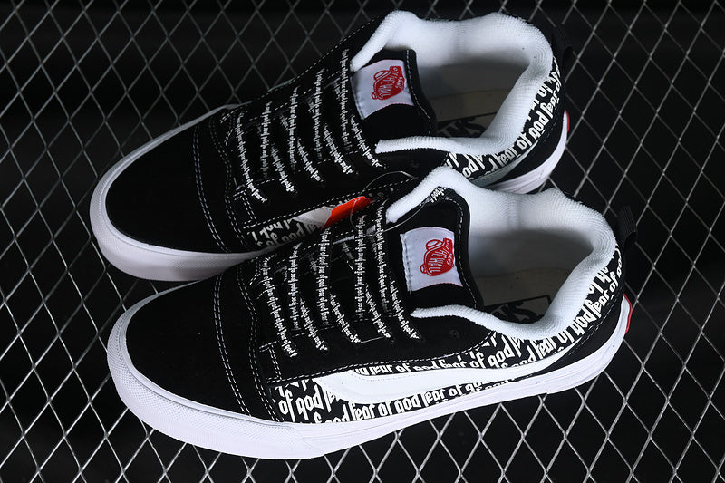 KNU SKOOL CDG BLACK/TRUE WHITE/RED