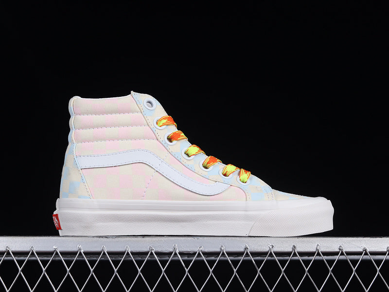 SK8-HI 38 DX MULTI-COLOR/WHITE