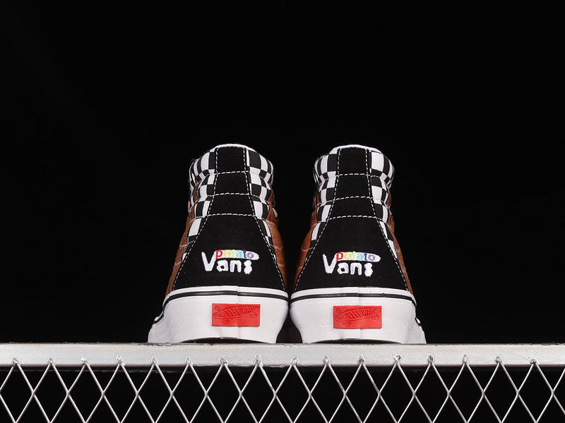 IMRAN POTATO X SK8-HI VR3 LX CHECKERBOARD BLACK