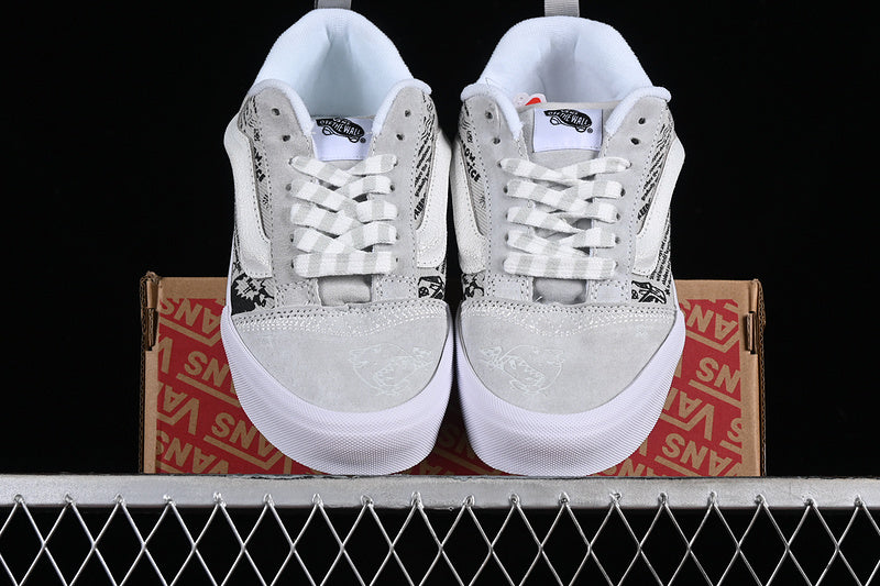 HIRONO X VANS KNU SKOOL WHITE/GREY/BLACK