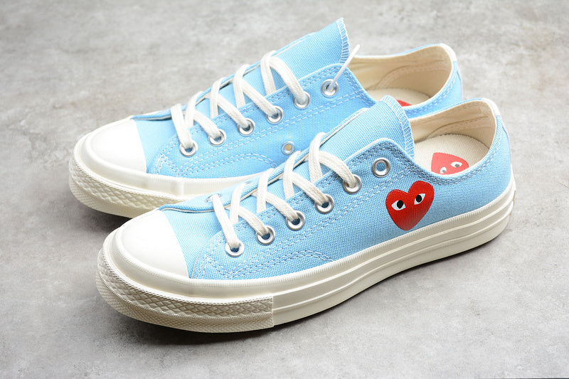 PLAY CDG X CHUCK TAYLOR 70S LOW TOP BALTIC SEA/EGRET