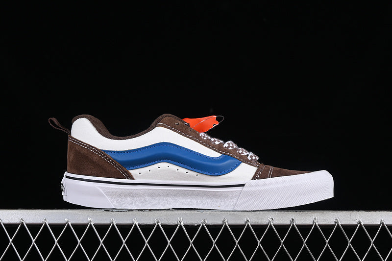 KNU SKOOL WHITE/BLUE/BROWN