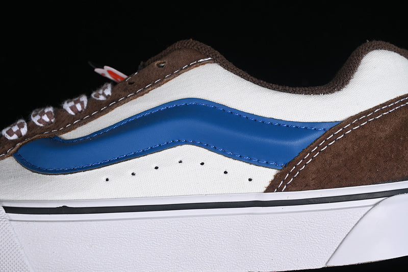 KNU SKOOL WHITE/BLUE/BROWN